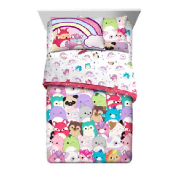 Squishmallows | Other | Squishmallows Kids Bed Comforter And Sheets 5 ...